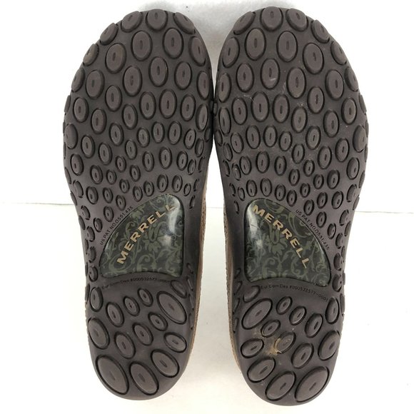 Merrell Women's Size 9.5 Plaza Bandeau Tan Brown Leather Mary Jane Shoes - Picture 6 of 8